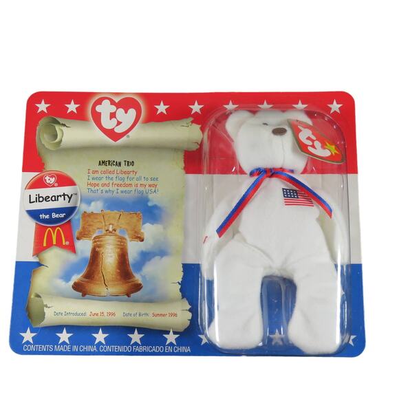 Lot of 7 McDonald's Ty Beanie Babies International Bears II Good Condition READ - Picture 12 of 16